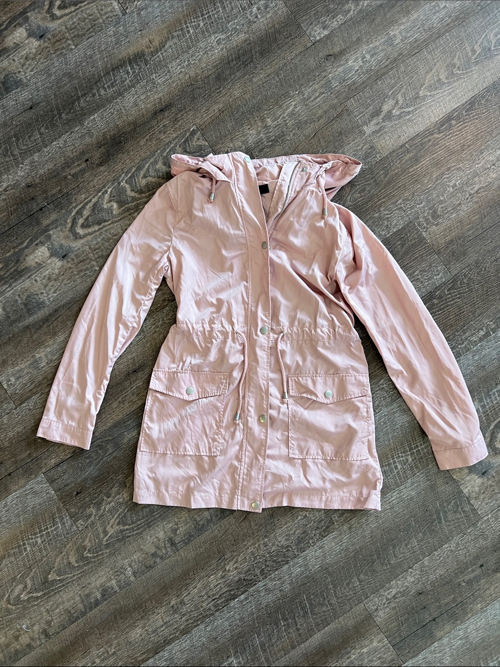Lightweight Hooded Anorak Jacket - Pink